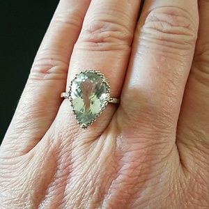 Green Quartz Ring